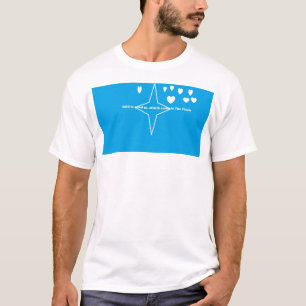 GOD is goed zoals JESUS in het vlees komt met hart T-shirt
