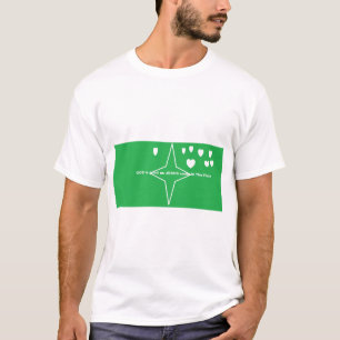 GOD is goed zoals JESUS in het vlees komt met hart T-shirt