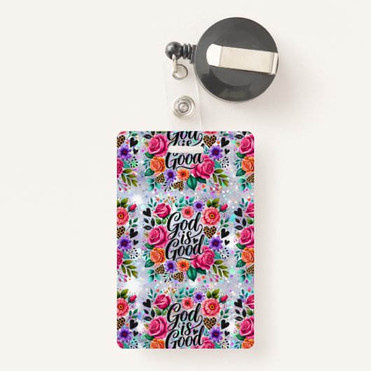 God is Goede Religieuze Christelijke Gift Badge Re (Achterkant met intrekbare)