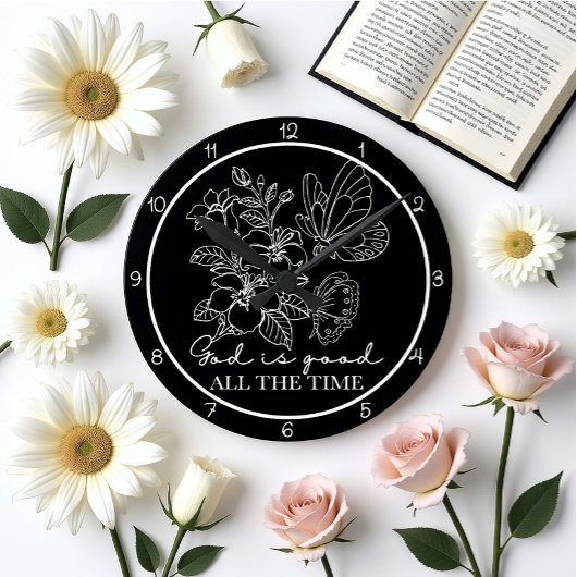 God Is Good All The Time Art Ronde Klok