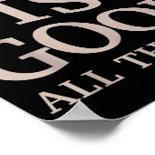 God Is Good All The Time Christian Faith Bible Ver Poster (Hoek)