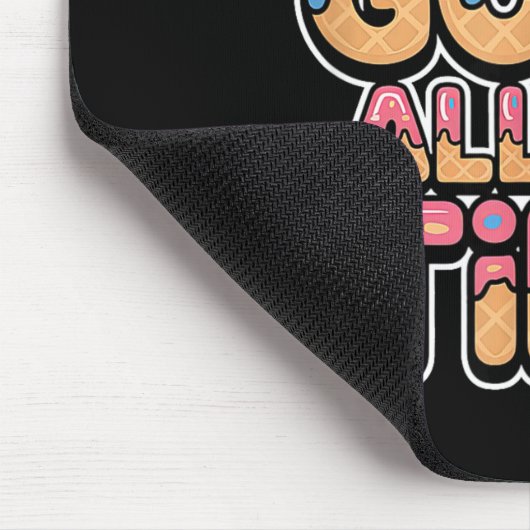 God Is Good All The Time Christian Ice Cream Drip Muismat (Hoek)