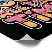 God Is Good All The Time Christian Ice Cream Drip  Poster (Hoek)