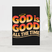 God Is Good All The Time Christian  Kaart (Voorkant)