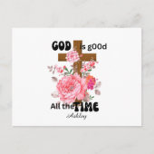 God is good all the time Christian saying Briefkaart (Voorkant)