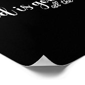 God Is Good All The Time Cross And Heart Christian Poster (Hoek)