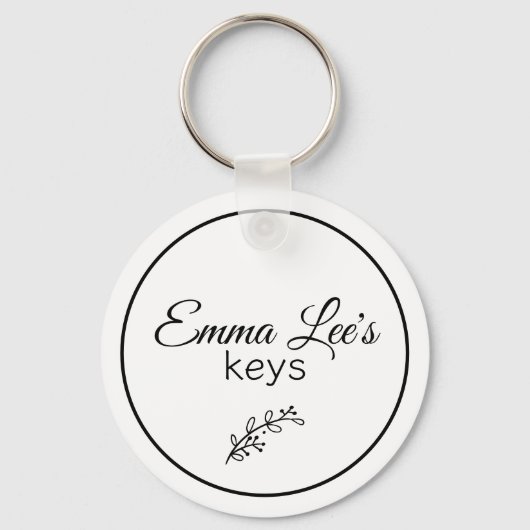 God Is Good All The Time Customizable Sleutelhanger (Achterkant)