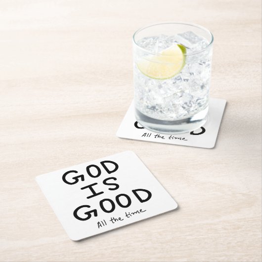 God is good all the time kartonnen onderzetters (Insitu)