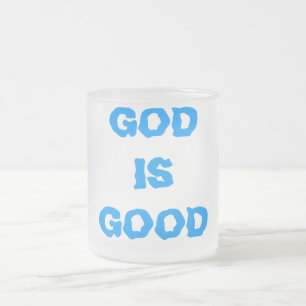 GOD IS GOOD MATGLAS KOFFIEMOK