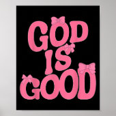 God Is Good Nk Bow Christian Jesus Women Girl Sist Poster (Voorkant)