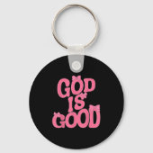 God Is Good Nk Bow Christian Jesus Women Girl Sist Sleutelhanger (Voorkant)