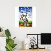 GOD IS GROOT! - Christelijke Posters voor kinderen (Thuiskantoor)
