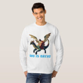 God is groot t-shirt (Voorkant volledig)