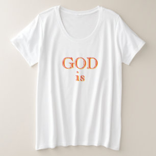 GOD is Grote Maat T-shirt