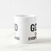 God is groter 15 oz koffie Mok (Center)