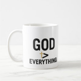 God is groter 15 oz koffie Mok