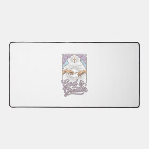God is Groter Christelijk Vintage Gravure Shirt_1 Bureaumat
