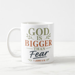 God Is Groter Dan Angst Daily Trust Overdenking Koffiemok
