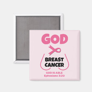 GOD IS GROTER DAN BORSTKANKER CHRISTELIJK MAGNEET