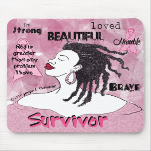 God is groter dan enig probleem dat ik heb. muismat