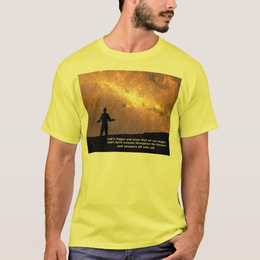 God is Groter (UITGEZOCHTE GROOTTE) T-shirt (Voorkant)