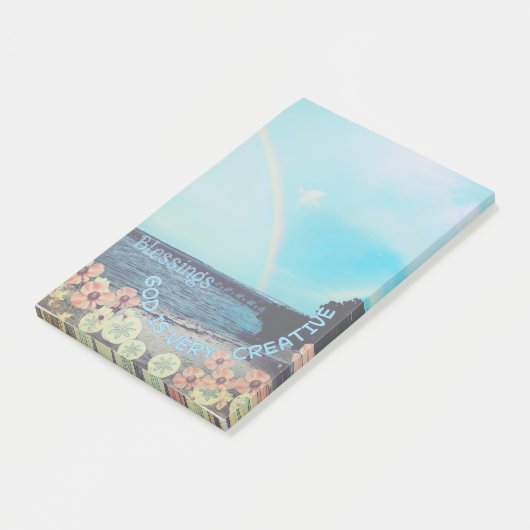" God is heel creatief" Post-it® Notes (Schuin)