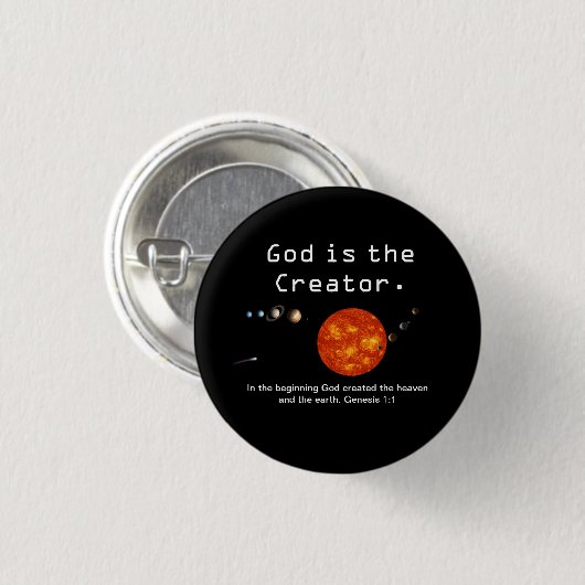 God is het hormoonstelsel - Button voor laptops (Voorkant /achterkant)