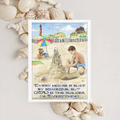 God is het Inspirerend Briefkaart van de bouwer