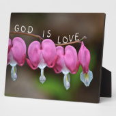 God is het liefdeshart fotoplaat (Zijkant)