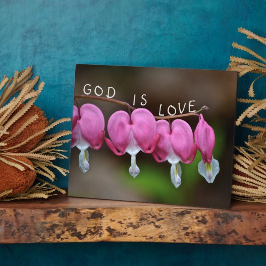 God is het liefdeshart fotoplaat (Zijkant)