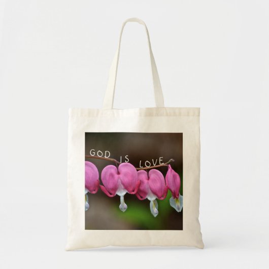 God is het liefdeshart tote bag (Voorkant)