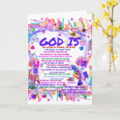 God is het Master StoryTeller Wenskaart Kaart (Gele Bloem)
