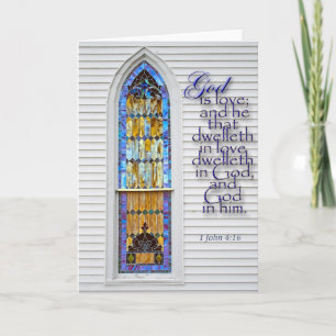 God is het wenskaart van liefde kaart
