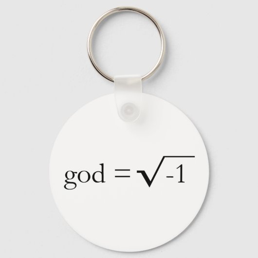 God is Imaginair Sleutelhanger (Voorkant)