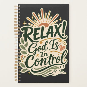God Is In Besturing Christelijk Geloofsdesign Planner