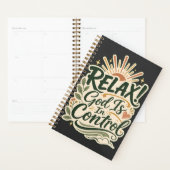 God Is In Besturing Christelijk Geloofsdesign Planner (Display)