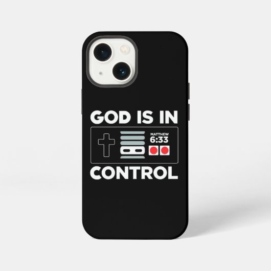 God is in control game controller iPhone hoesje (Achterkant)