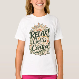 God Is In Controle Christelijk Geloofsgericht Ontw T-shirt