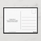 GOD IS IN CONTROLE INSPIREREND CHRISTELIJK BRIEFKAART (Achterkant)