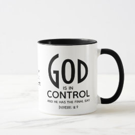 GOD IS IN CONTROLE INSPIREREND CHRISTELIJK MOK