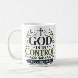 God Is In Controle Religieus Motiverende Quote Koffiemok