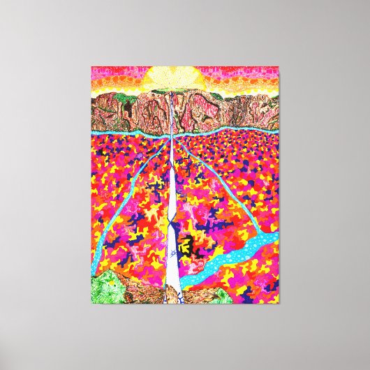 God is in de details #10 canvas afdruk (Voorkant)