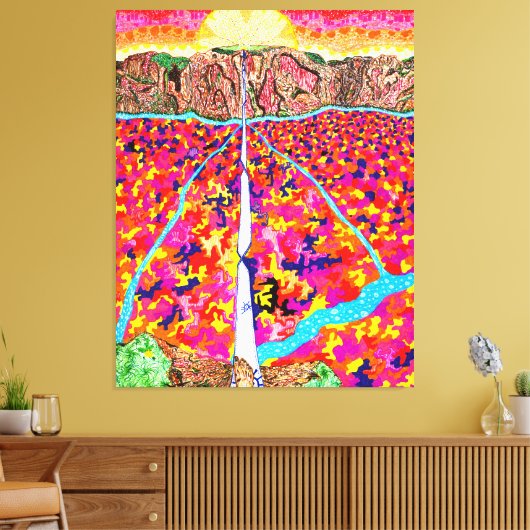 God is in de details #10 canvas afdruk (Insitu (Woonkamer))