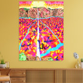 God is in de Details #10 Canvas Afdruk (Insitu (Woonkamer))