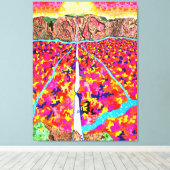 God is in de Details #10 Canvas Afdruk (Insitu (Houten vloer))
