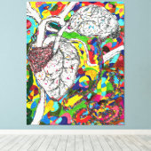 God is in de details #12 canvas afdruk (Insitu (Houten vloer))