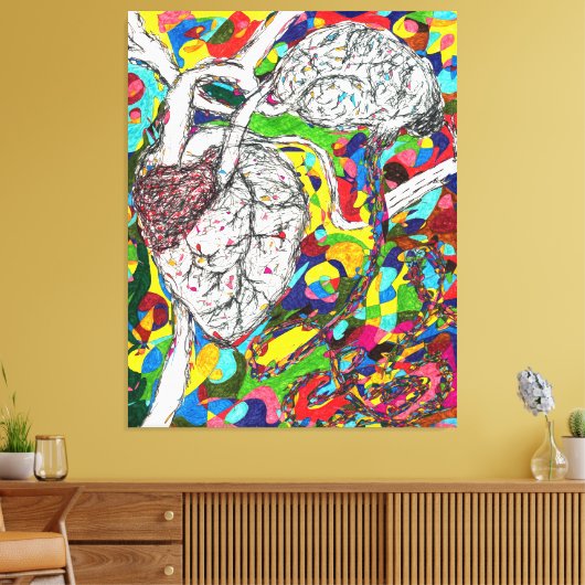 God is in de details #12 canvas afdruk (Insitu (Woonkamer))