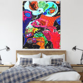 God is in de details #14 canvas afdruk (Insitu (Slaapkamer))