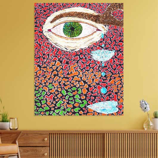 God is in de details #15 canvas afdruk (Insitu (Woonkamer))