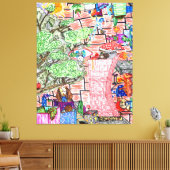 God is in de details #16 canvas afdruk (Insitu (Woonkamer))